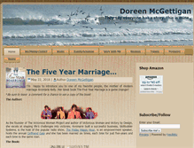 Tablet Screenshot of doreenmcgettigan.com